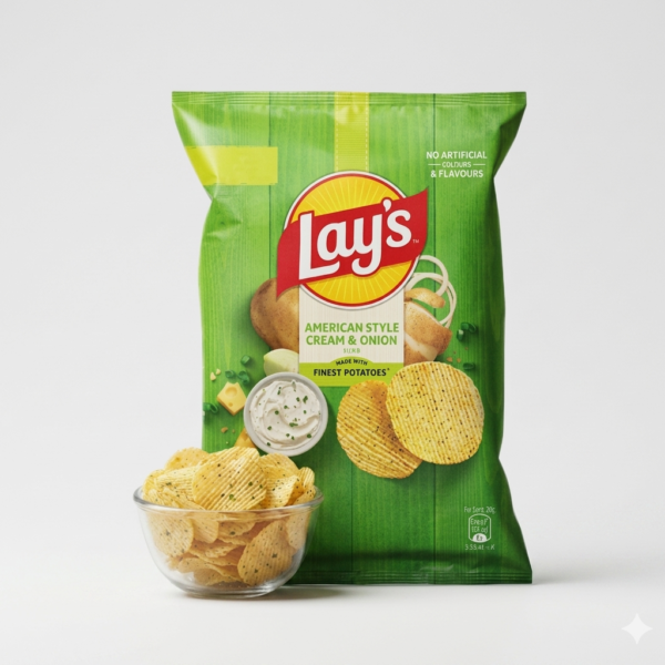Lay's American Style Cream & Onion Potato Chips