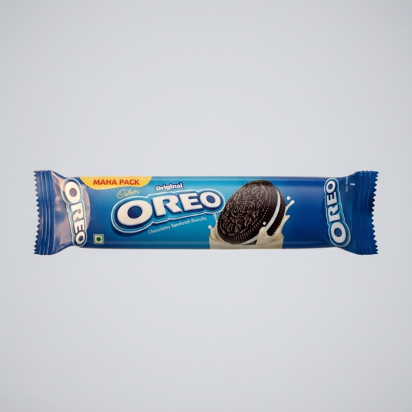 Oreo Vanilla Flavour Sandwich Cream Biscuits