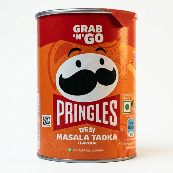Pringles Grab 'N' Go Desi Masala Tadka Potato Chips (40g)
