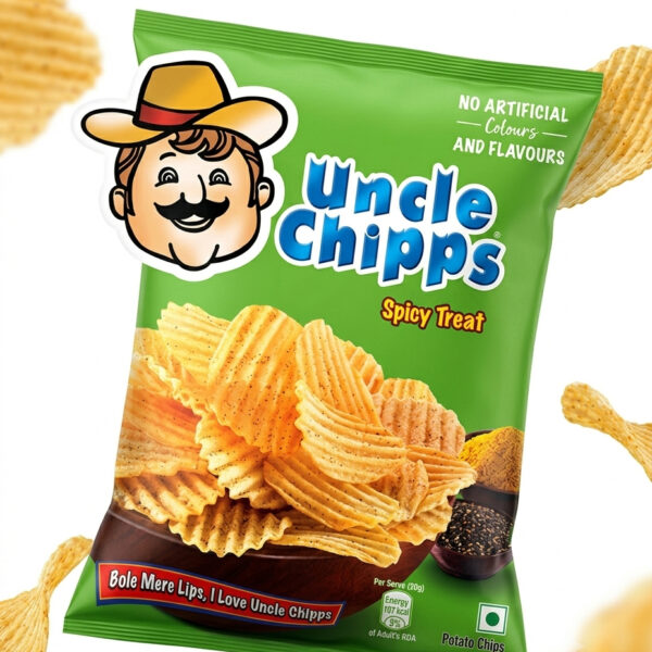 Uncle Chipps Spicy Treat Flavour Potato Chips