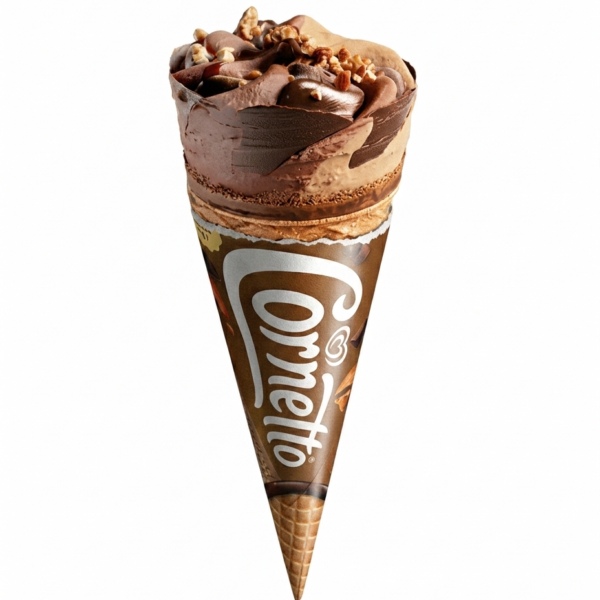 Kwality Wall's Cornetto Double Chocolate Frozen Dessert Cone