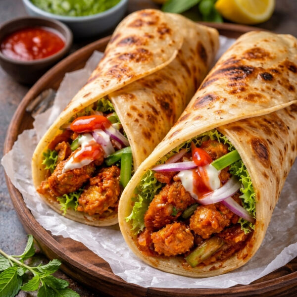Egg Paneer Roll