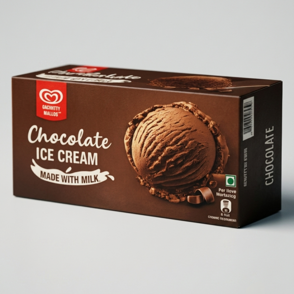 Kwality Wall's Chocolate Ice Cream Party Pack, 700 ml