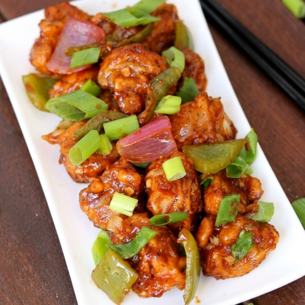 Paneer chilly (8p)