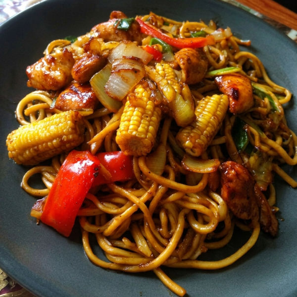 Baby Corn Chowmin