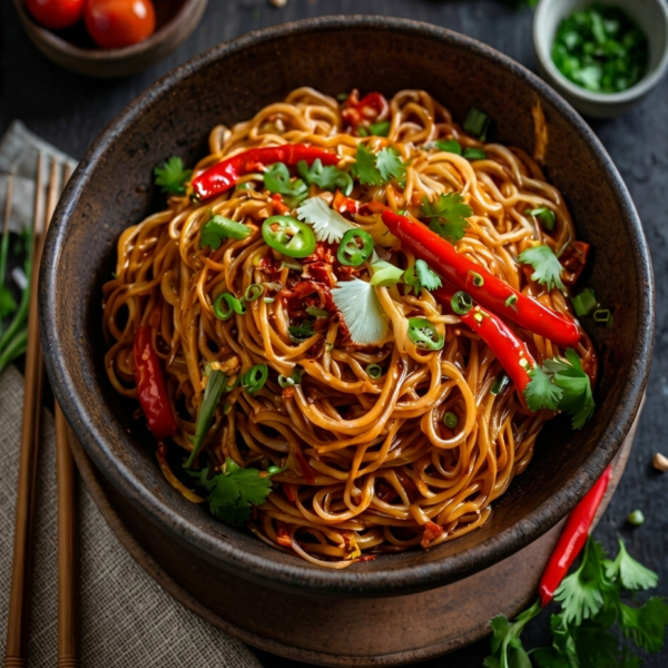 Veg Schezwan Noodles