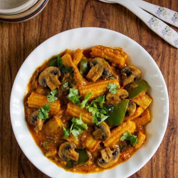 Mushroom Baby Corn